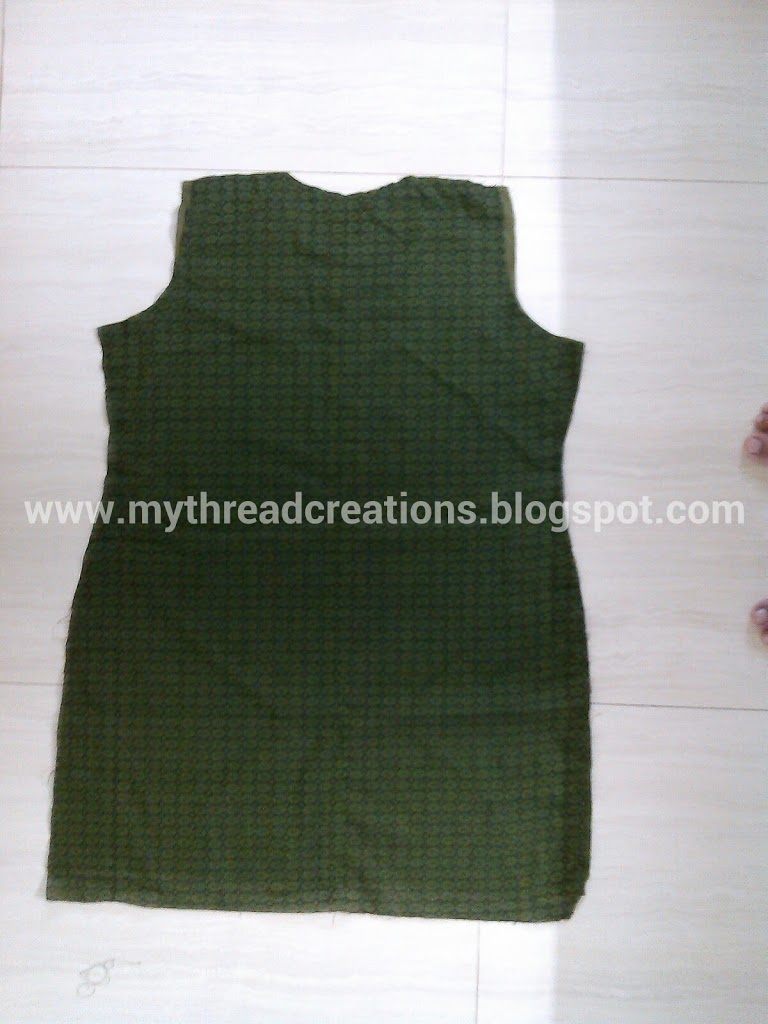 How to stitch collar neck kurti/kameez